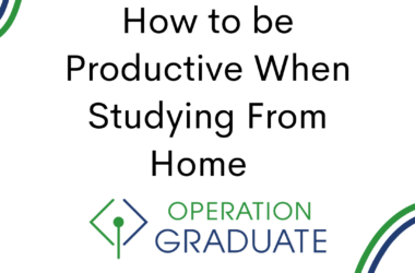 how to be productive when studying from home