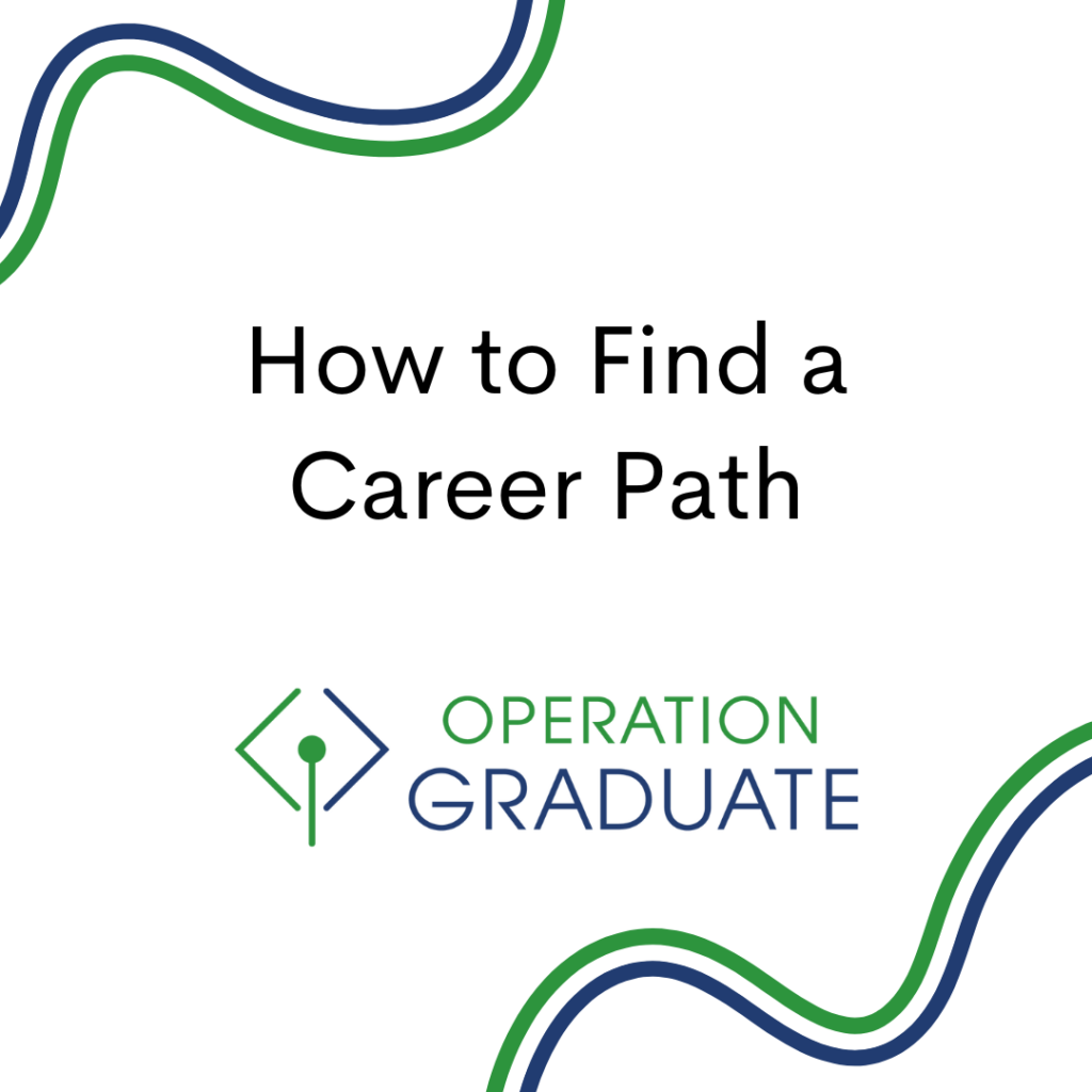 how to find a career path
